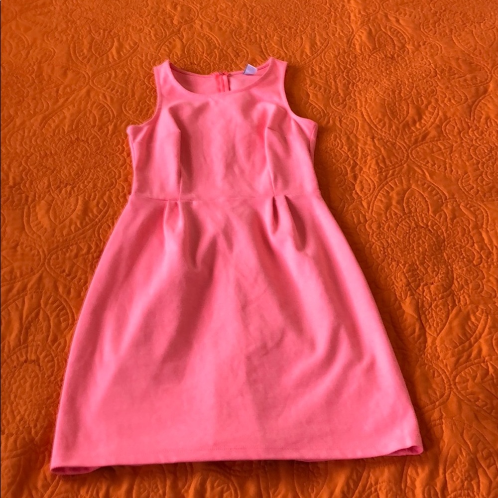 Old Navy Neon Orange Sleeveless Dress
